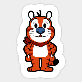 Tony the Tiger Chibi Sticker